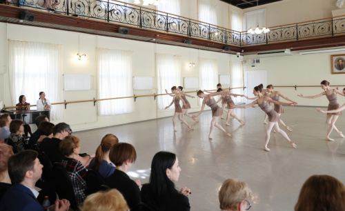 Jaden Grimm and Elisabetta Nalin - RMB and Vaganova students Jaden Grimm and Elisabetta Nalin - RMB and Vaganova students
